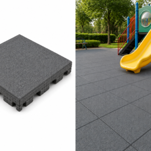 Playground Rubber Tile Grey
