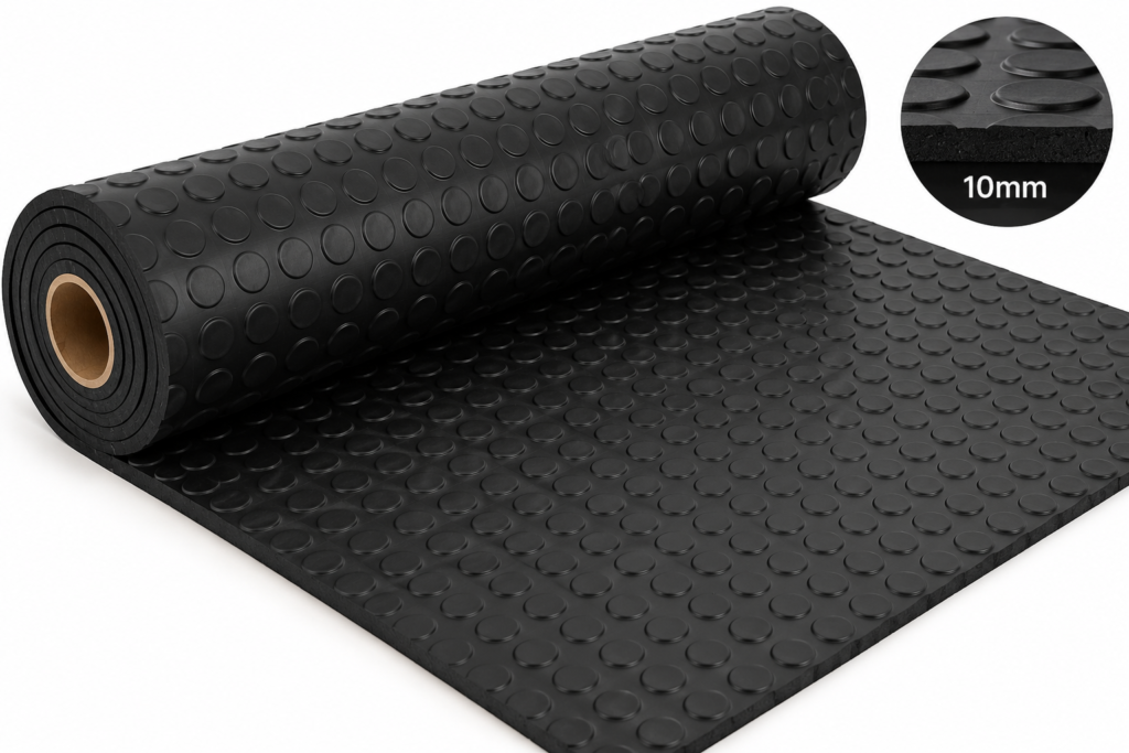 Rubber Mat Roll (Patterned) 10mm