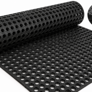 Rubber Mat Roll (With Holes) 10mm
